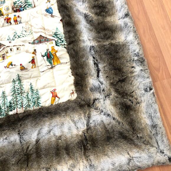 Pierre Frey Paris FAUX FUR Cotton Acetate 52x53.5 Gray MINT HRJ - Picture 2 of 8